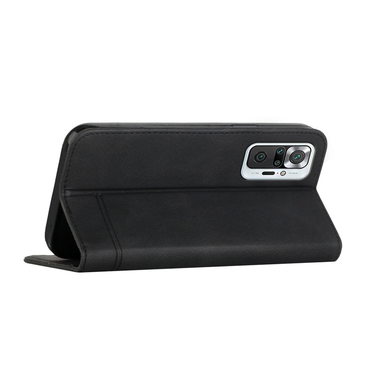 For Xiaomi Redmi Note 10 Pro Strong Magnetic Leather Case