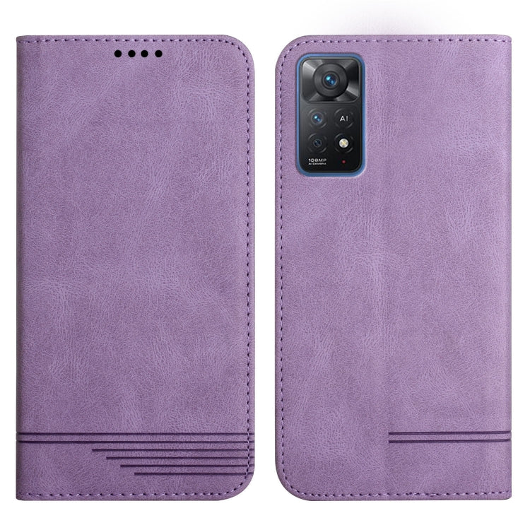For Xiaomi Redmi Note 11 Pro Strong Magnetic Leather Case