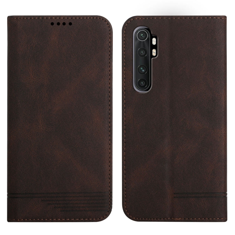 For Xiaomi Mi Note 10 Lite Strong Magnetic Leather Case