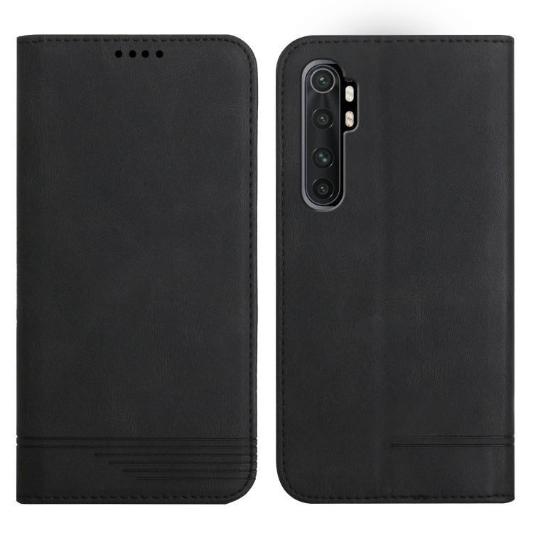 For Xiaomi Mi Note 10 Lite Strong Magnetic Leather Case