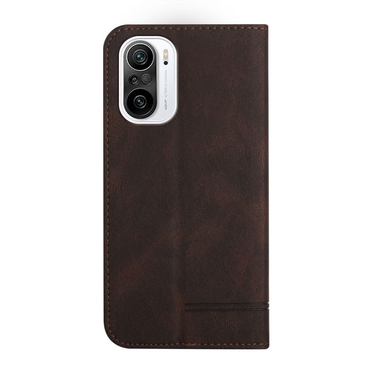 For Xiaomi Poco F3 Strong Magnetic Leather Case