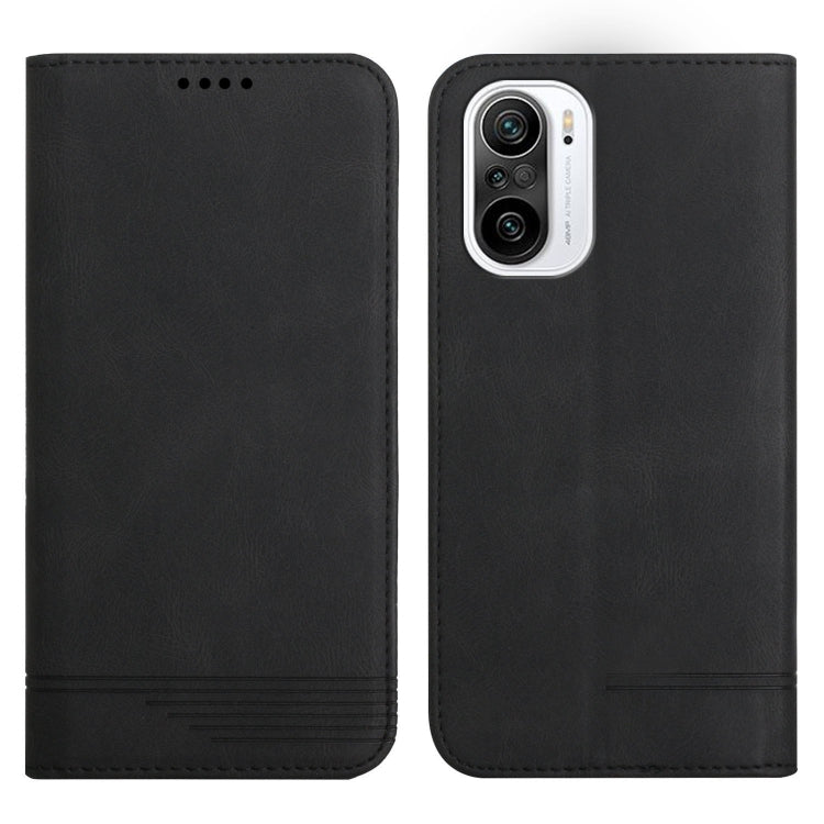For Xiaomi Poco F3 Strong Magnetic Leather Case