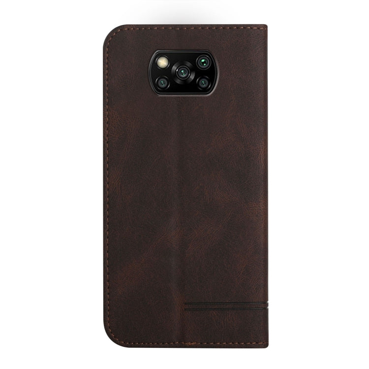 For Xiaomi Poco X3 Strong Magnetic Leather Case