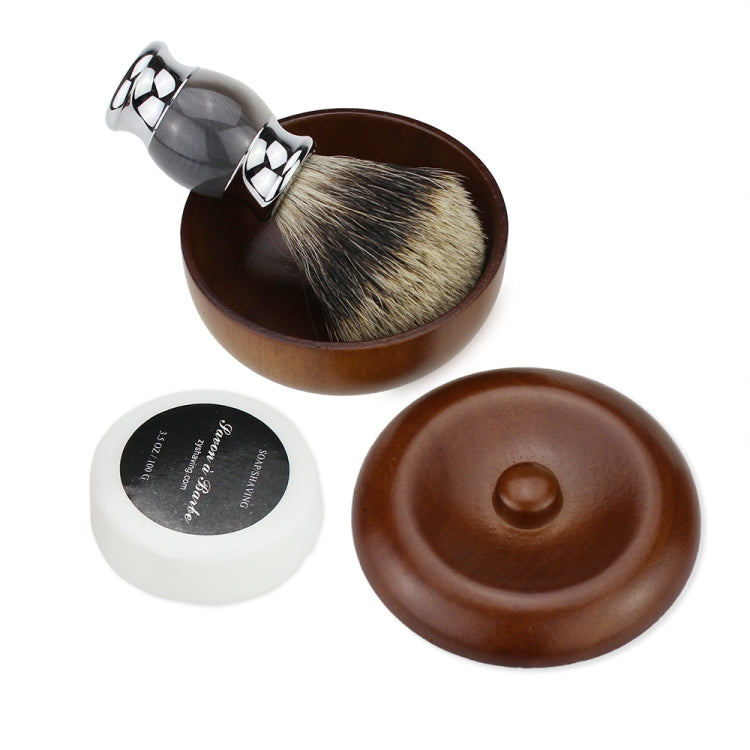 FK-5 Men Manual Shaving Razor Kit with Shaving Brush / Bowl / Soap / Brush Stand / Blades