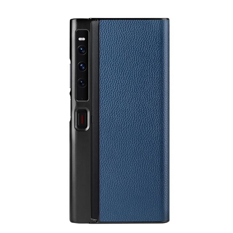 For Huawei Mate Xs 2 Litchi Texture Genuine Leather Phone Case