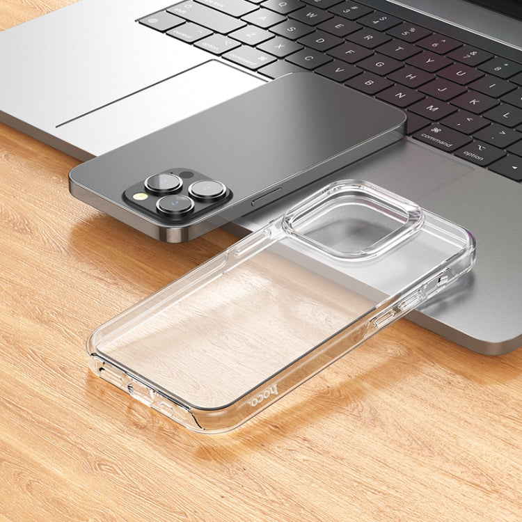 For iPhone 14 Pro hoco Crystal Diamond Ultra-transparent Phone Case