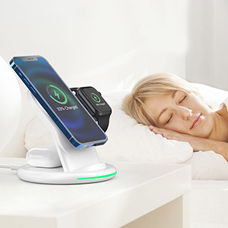 W02 3 in 1 Magnetic Wireless Charger