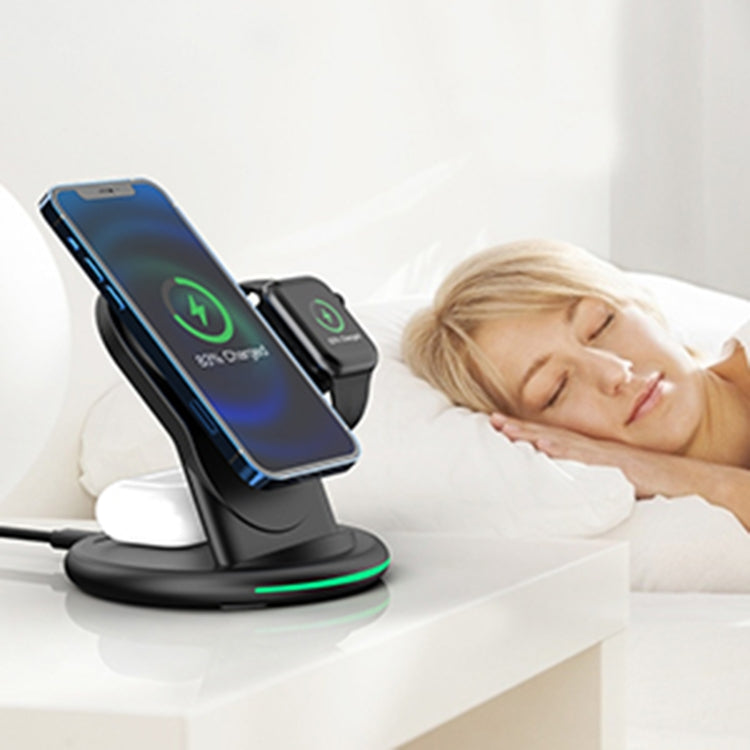 W02 3 in 1 Magnetic Wireless Charger
