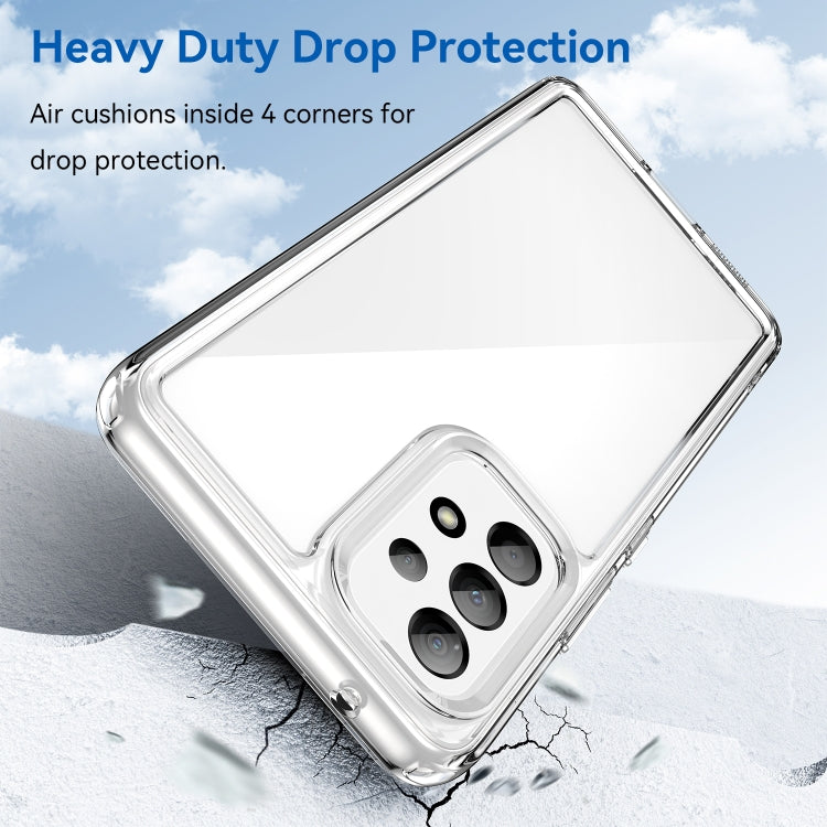 For Samsung Galaxy A53 Colorful Series Acrylic + TPU Phone Case