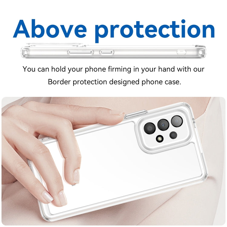 For Samsung Galaxy A53 Colorful Series Acrylic + TPU Phone Case