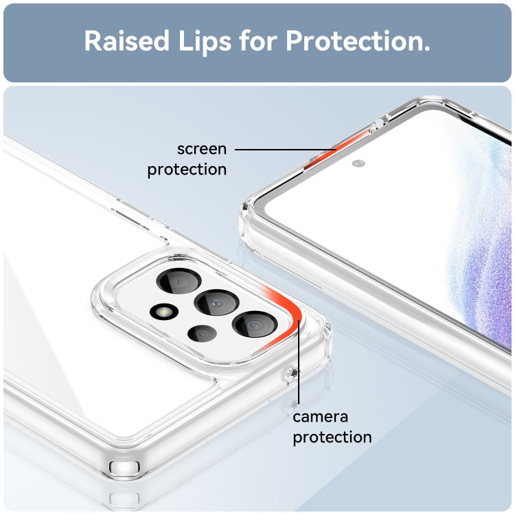 For Samsung Galaxy A53 Colorful Series Acrylic + TPU Phone Case