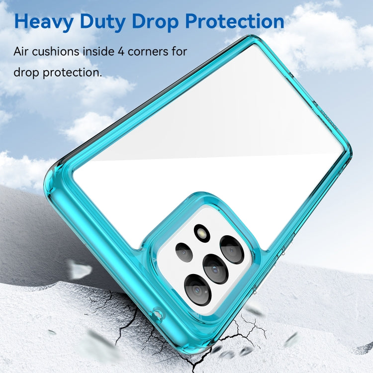 For Samsung Galaxy A53 Colorful Series Acrylic + TPU Phone Case