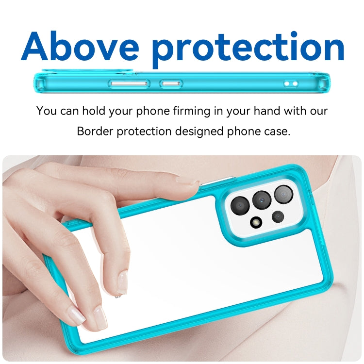 For Samsung Galaxy A53 Colorful Series Acrylic + TPU Phone Case