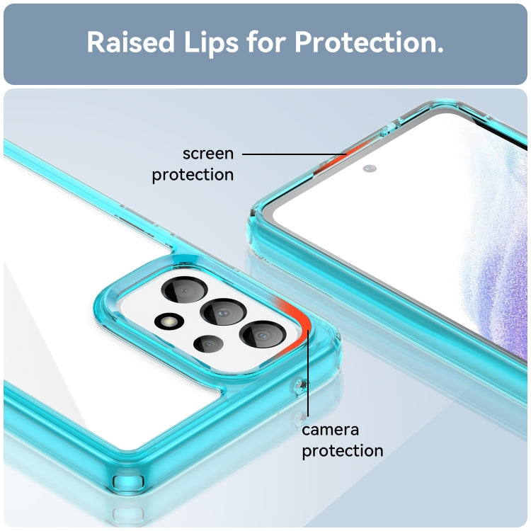For Samsung Galaxy A53 Colorful Series Acrylic + TPU Phone Case