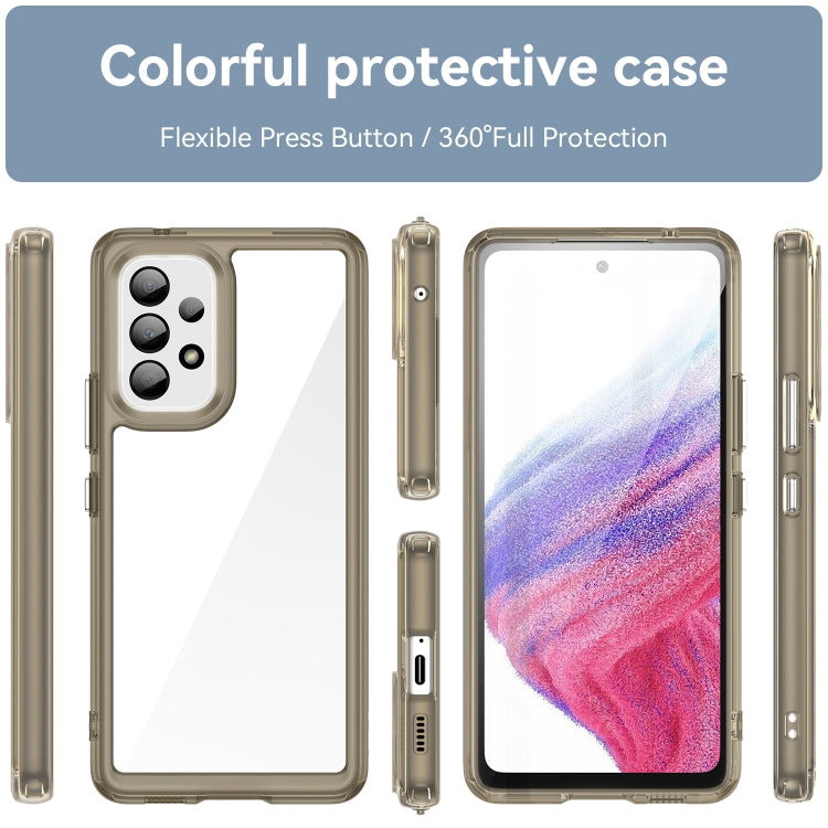 For Samsung Galaxy A53 Colorful Series Acrylic + TPU Phone Case