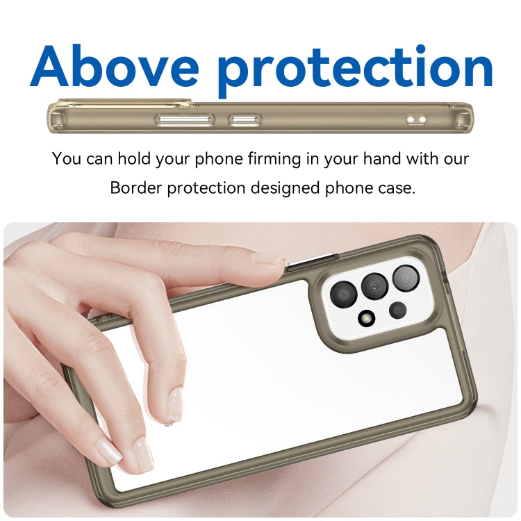 For Samsung Galaxy A53 Colorful Series Acrylic + TPU Phone Case
