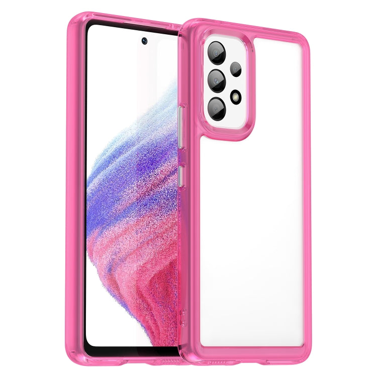For Samsung Galaxy A53 Colorful Series Acrylic + TPU Phone Case