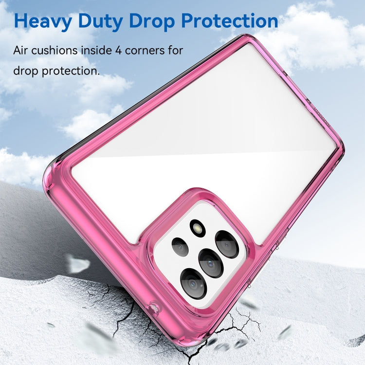 For Samsung Galaxy A53 Colorful Series Acrylic + TPU Phone Case