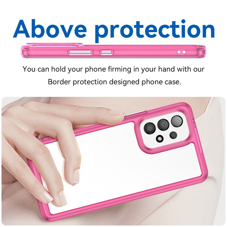 For Samsung Galaxy A53 Colorful Series Acrylic + TPU Phone Case