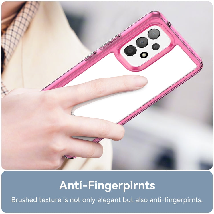 For Samsung Galaxy A53 Colorful Series Acrylic + TPU Phone Case
