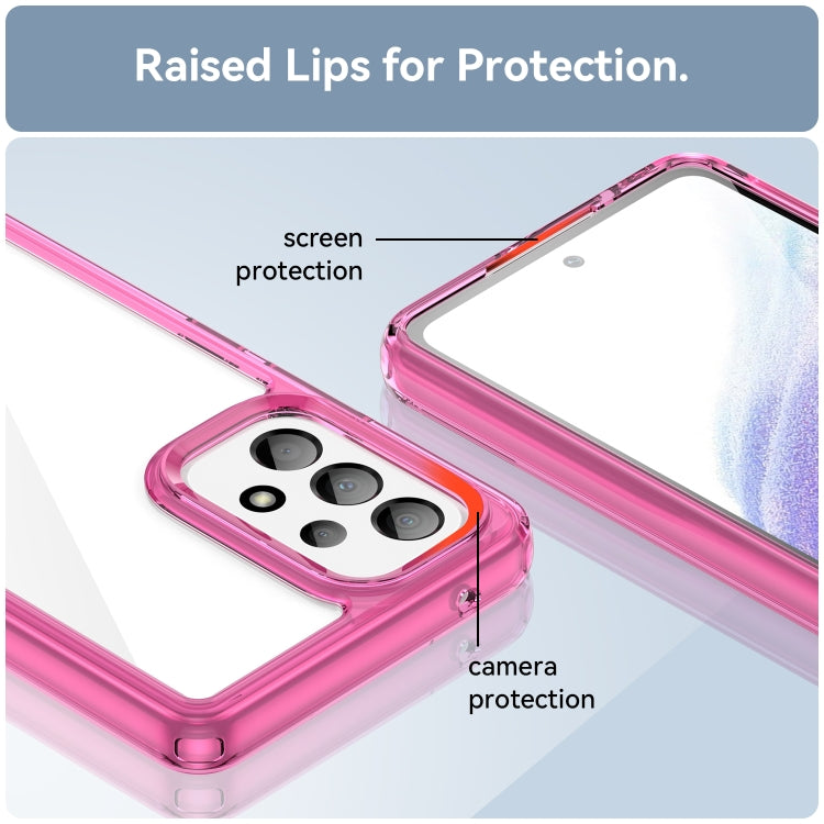For Samsung Galaxy A53 Colorful Series Acrylic + TPU Phone Case
