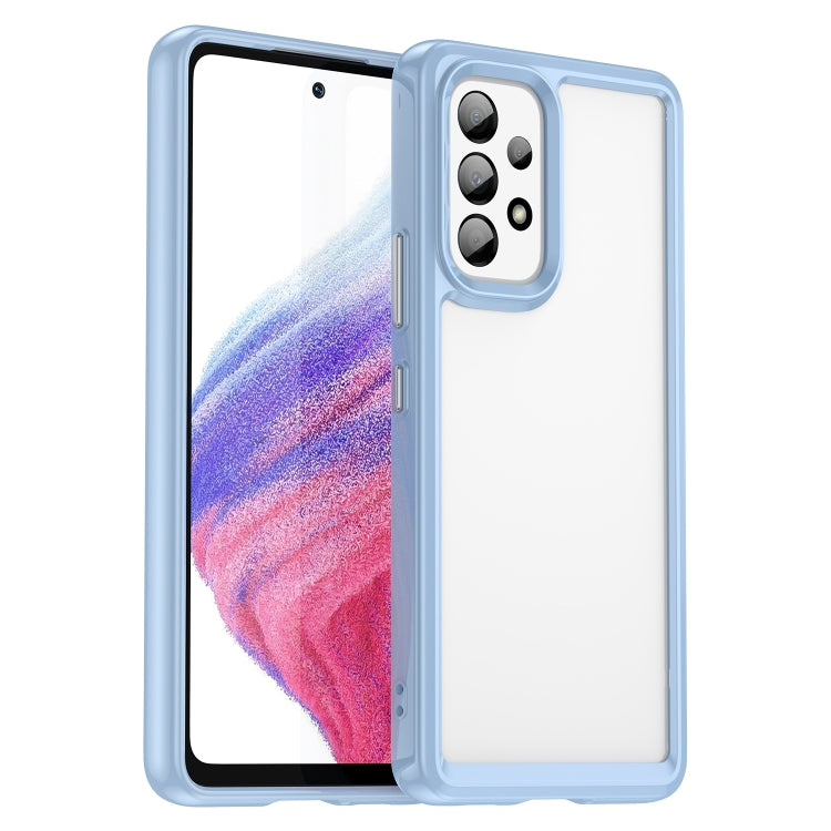 For Samsung Galaxy A53 Colorful Series Acrylic + TPU Phone Case