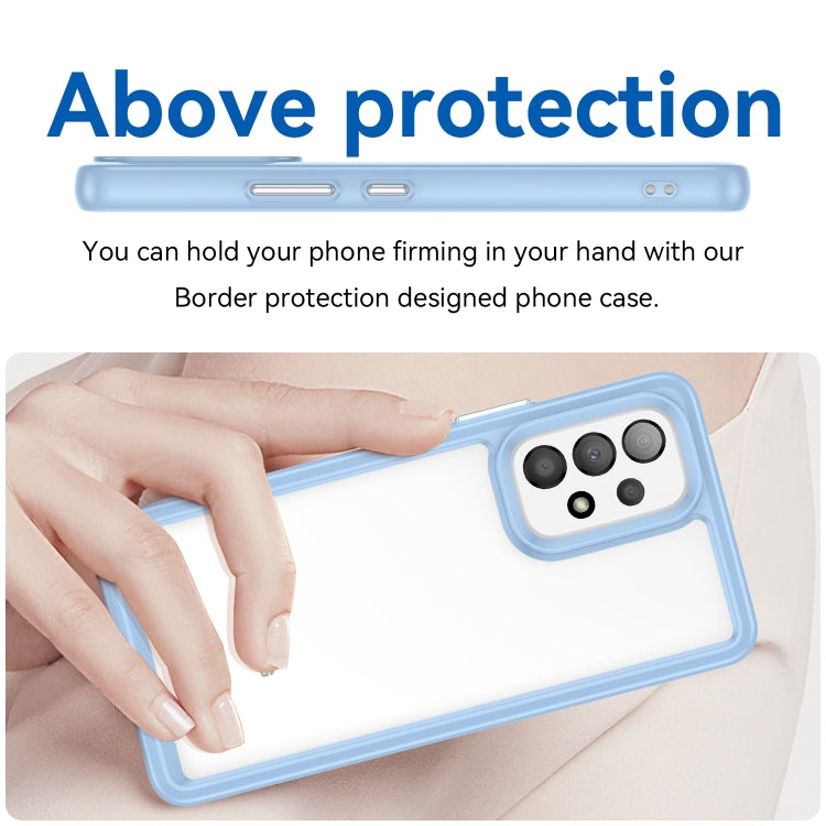 For Samsung Galaxy A53 Colorful Series Acrylic + TPU Phone Case