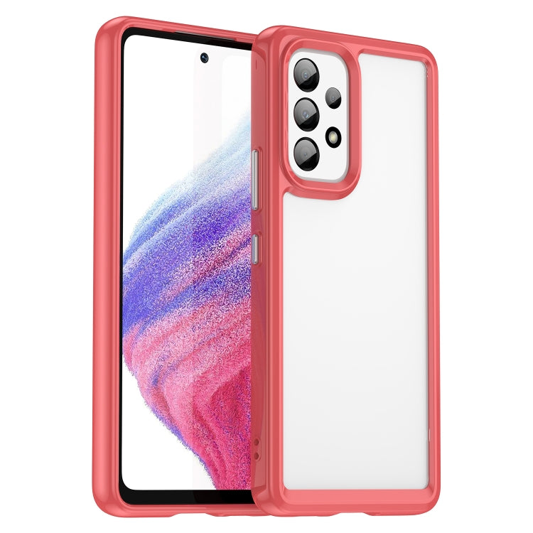 For Samsung Galaxy A53 Colorful Series Acrylic + TPU Phone Case