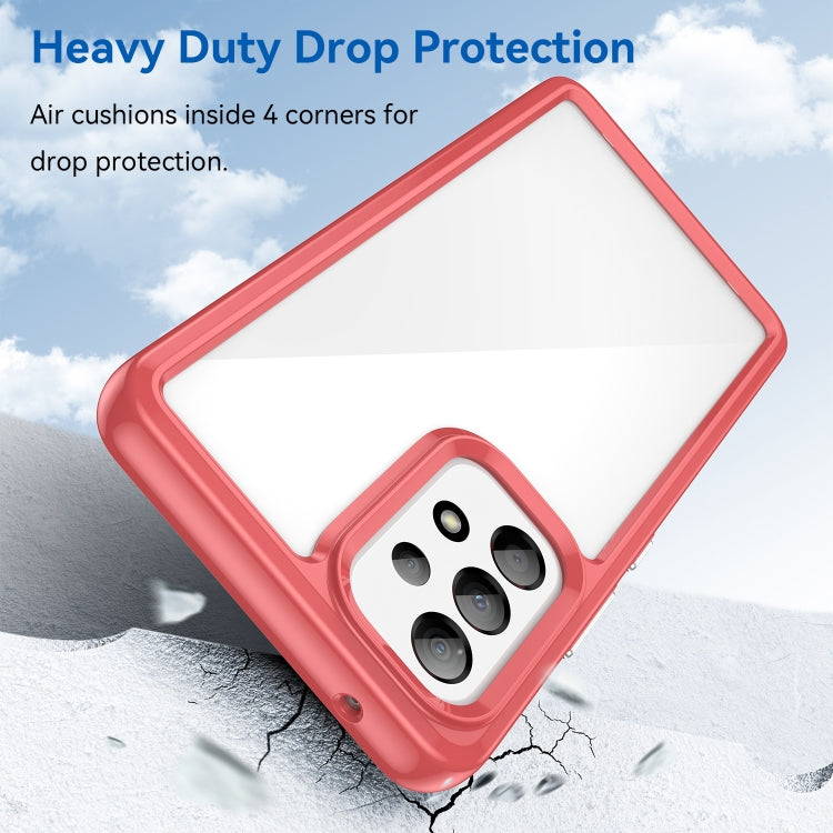 For Samsung Galaxy A53 Colorful Series Acrylic + TPU Phone Case