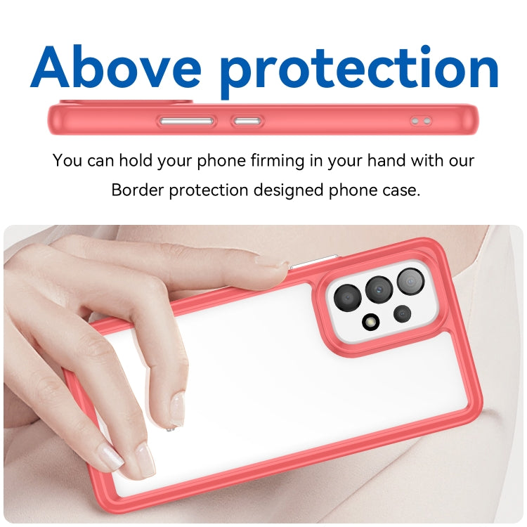 For Samsung Galaxy A53 Colorful Series Acrylic + TPU Phone Case