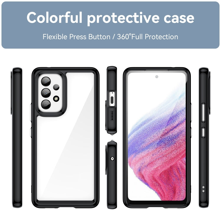 For Samsung Galaxy A53 Colorful Series Acrylic + TPU Phone Case