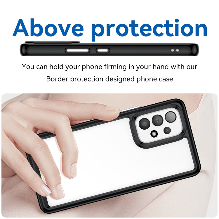 For Samsung Galaxy A53 Colorful Series Acrylic + TPU Phone Case