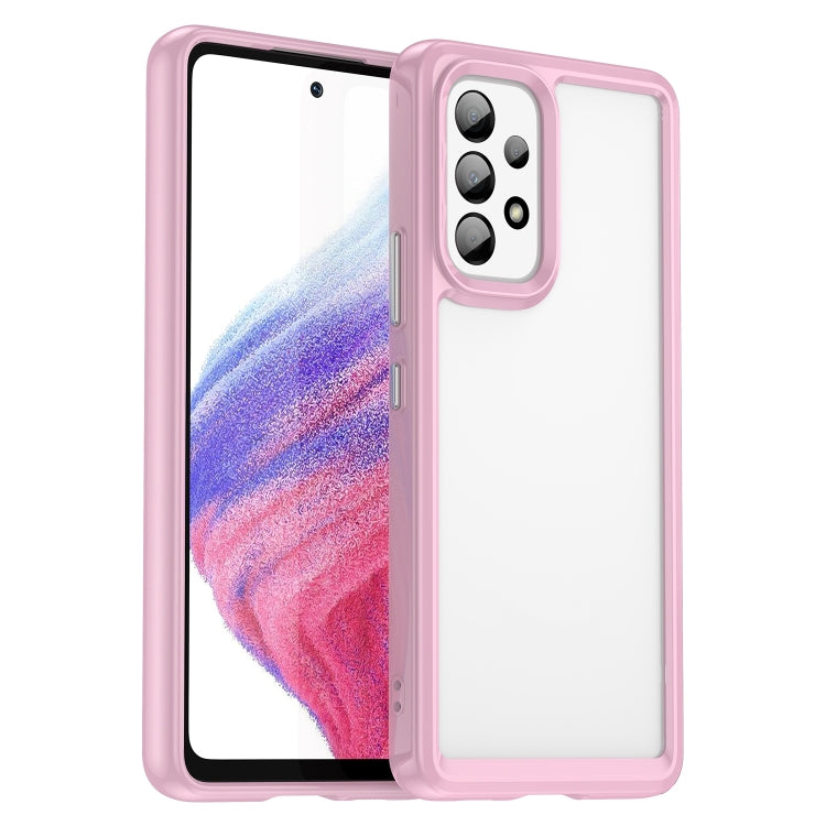 For Samsung Galaxy A53 Colorful Series Acrylic + TPU Phone Case