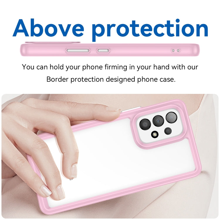 For Samsung Galaxy A53 Colorful Series Acrylic + TPU Phone Case