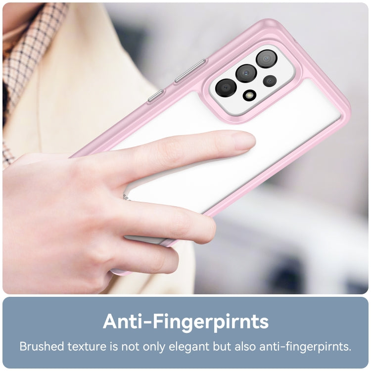 For Samsung Galaxy A53 Colorful Series Acrylic + TPU Phone Case