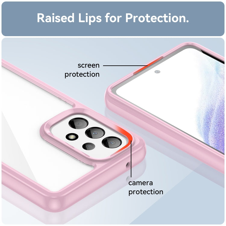 For Samsung Galaxy A53 Colorful Series Acrylic + TPU Phone Case