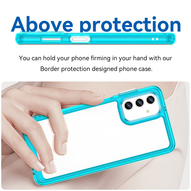 For Samsung Galaxy A13 4G Colorful Series Acrylic + TPU Phone Case