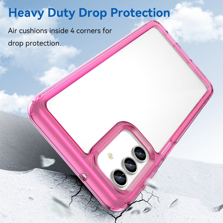 For Samsung Galaxy A13 4G Colorful Series Acrylic + TPU Phone Case