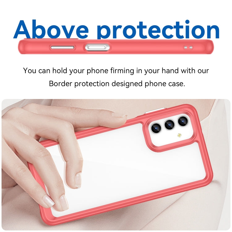 For Samsung Galaxy A13 4G Colorful Series Acrylic + TPU Phone Case