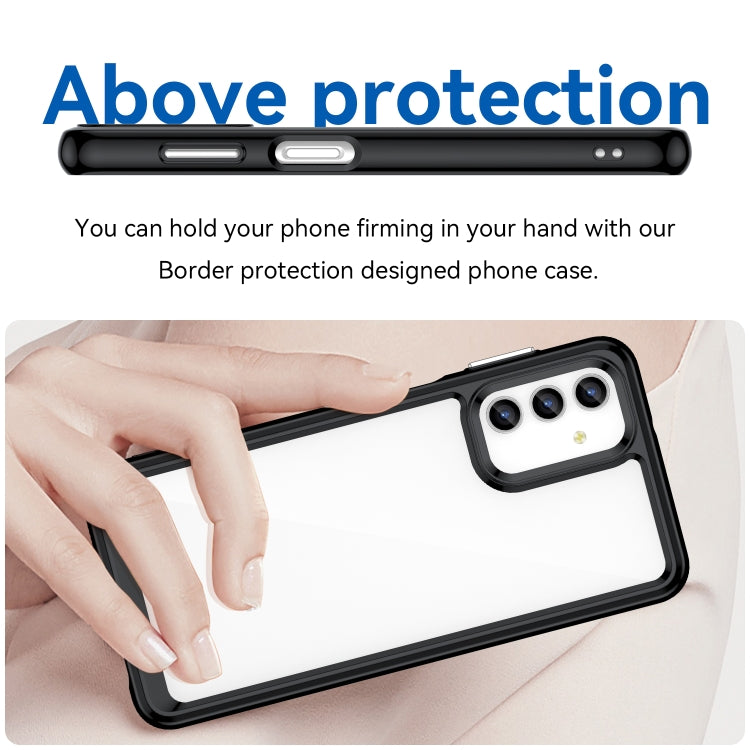 For Samsung Galaxy A13 4G Colorful Series Acrylic + TPU Phone Case