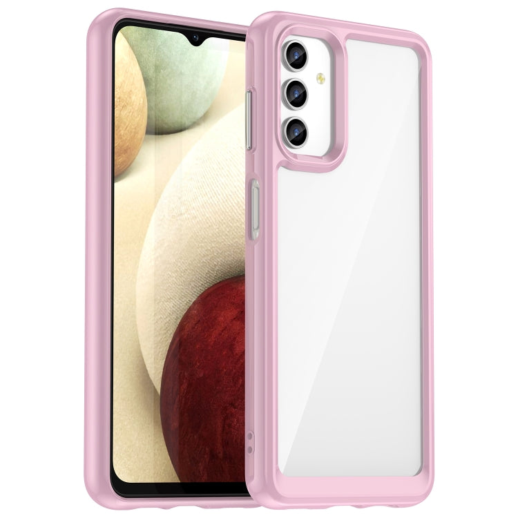 For Samsung Galaxy A13 4G Colorful Series Acrylic + TPU Phone Case