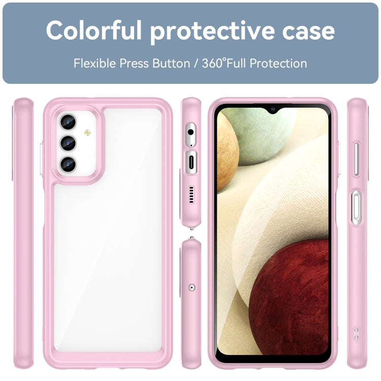 For Samsung Galaxy A13 4G Colorful Series Acrylic + TPU Phone Case