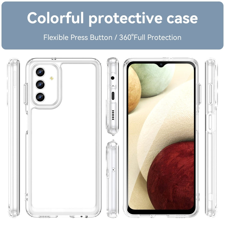 For Samsung Galaxy A13 5G Colorful Series Acrylic + TPU Phone Case