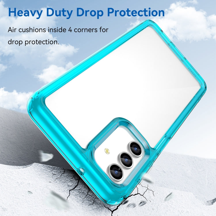For Samsung Galaxy A13 5G Colorful Series Acrylic + TPU Phone Case
