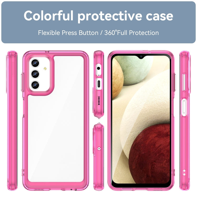 For Samsung Galaxy A13 5G Colorful Series Acrylic + TPU Phone Case