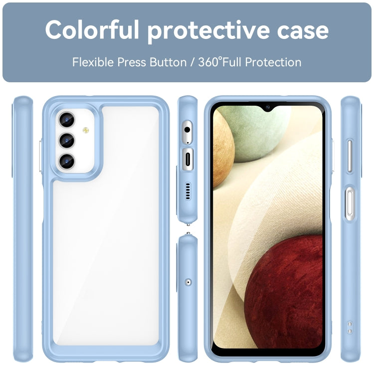 For Samsung Galaxy A13 5G Colorful Series Acrylic + TPU Phone Case