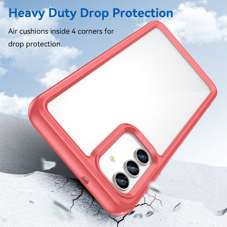 For Samsung Galaxy A13 5G Colorful Series Acrylic + TPU Phone Case