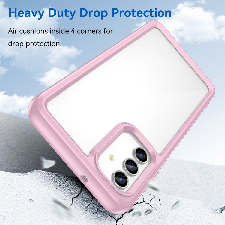 For Samsung Galaxy A13 5G Colorful Series Acrylic + TPU Phone Case