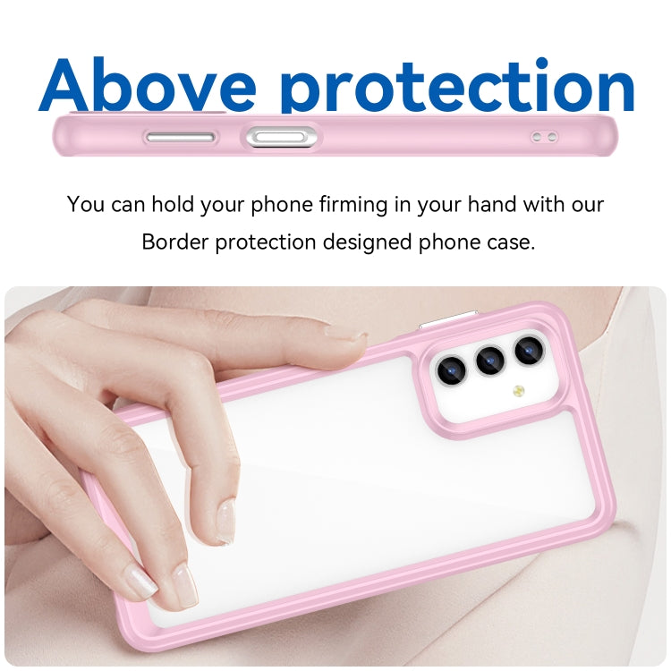 For Samsung Galaxy A13 5G Colorful Series Acrylic + TPU Phone Case