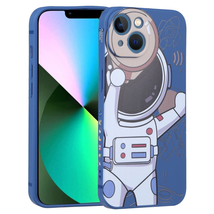 For iPhone 14 Plus Spaceman Binoculars Phone Case